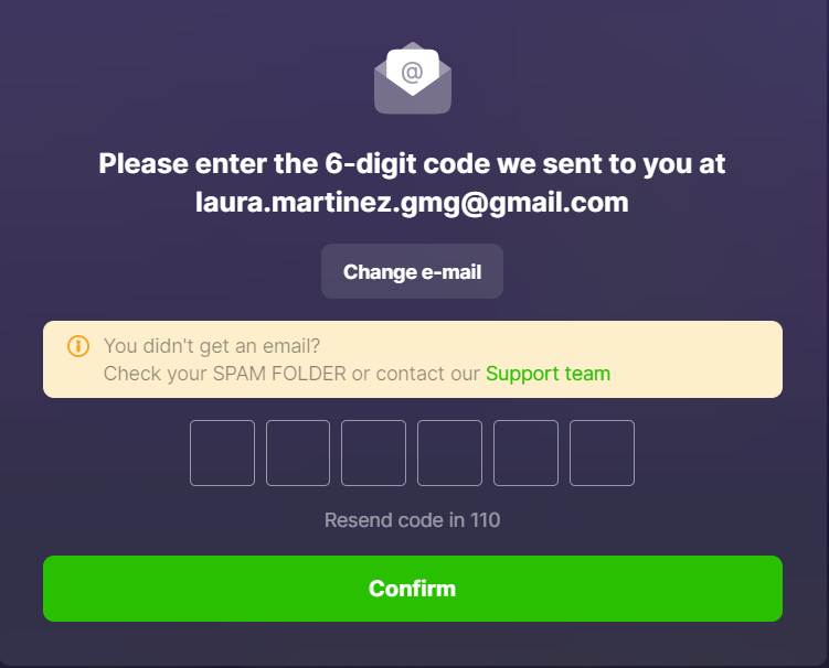 email code